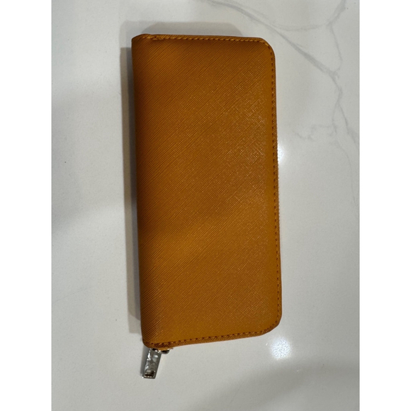 Mango Women’s Mustard‎ Yellow Zip-Around Wallet - Picture 6 of 7